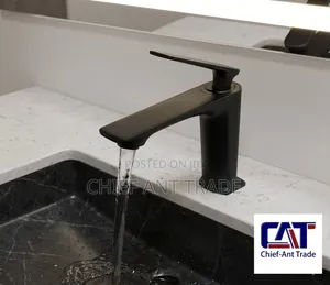 Hot and Cold Faucet Tap for Basin. Lb-500 Black.