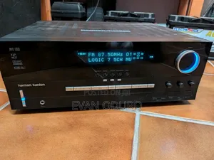 Powerful Black Herman Kardon Av Reciever,Radio,Bluetooth,Opti, Aux,Usb