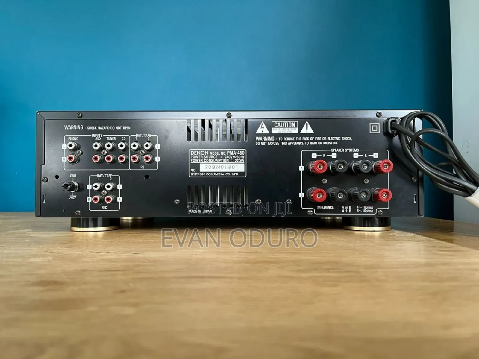 Powerful Denon Precision Audio Component Integrated Schedule Amplifier