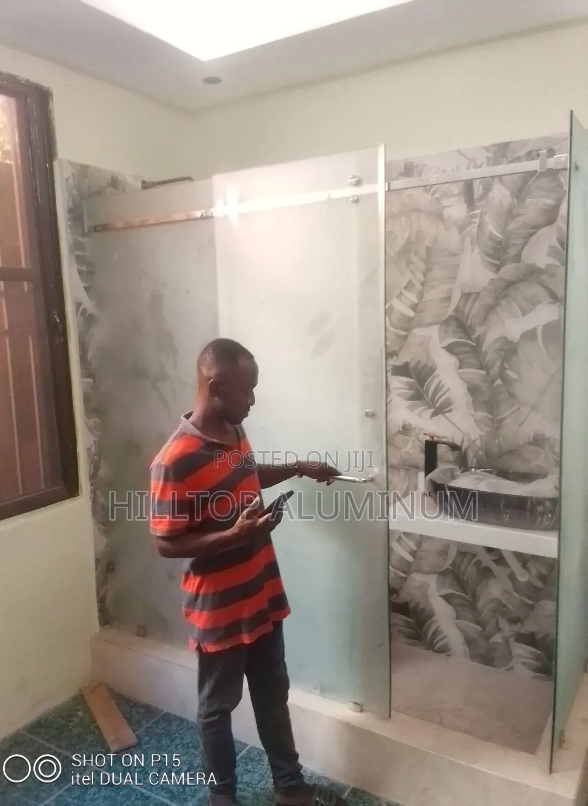 Framelez Shower Door Glass