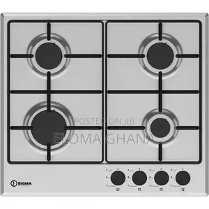 The Sigma SBGC-60 a Stainless Steel 4-Burner Built-in Gas Cooker/Hob,
