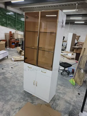 Modern Glass Display Cabinet or a Crockery Unit