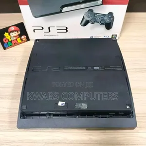 Black Play Station 3 Slim