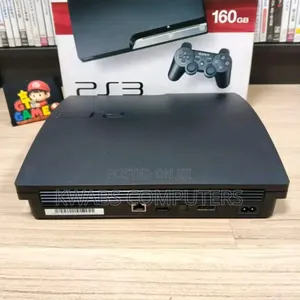 Black Play Station 3 Slim