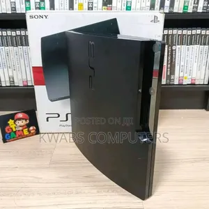Black Play Station 3 Slim