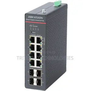 Hikvision 8 Port Ds-3t1512hp-Si-8p4f Gigabit Smart Poe Switch