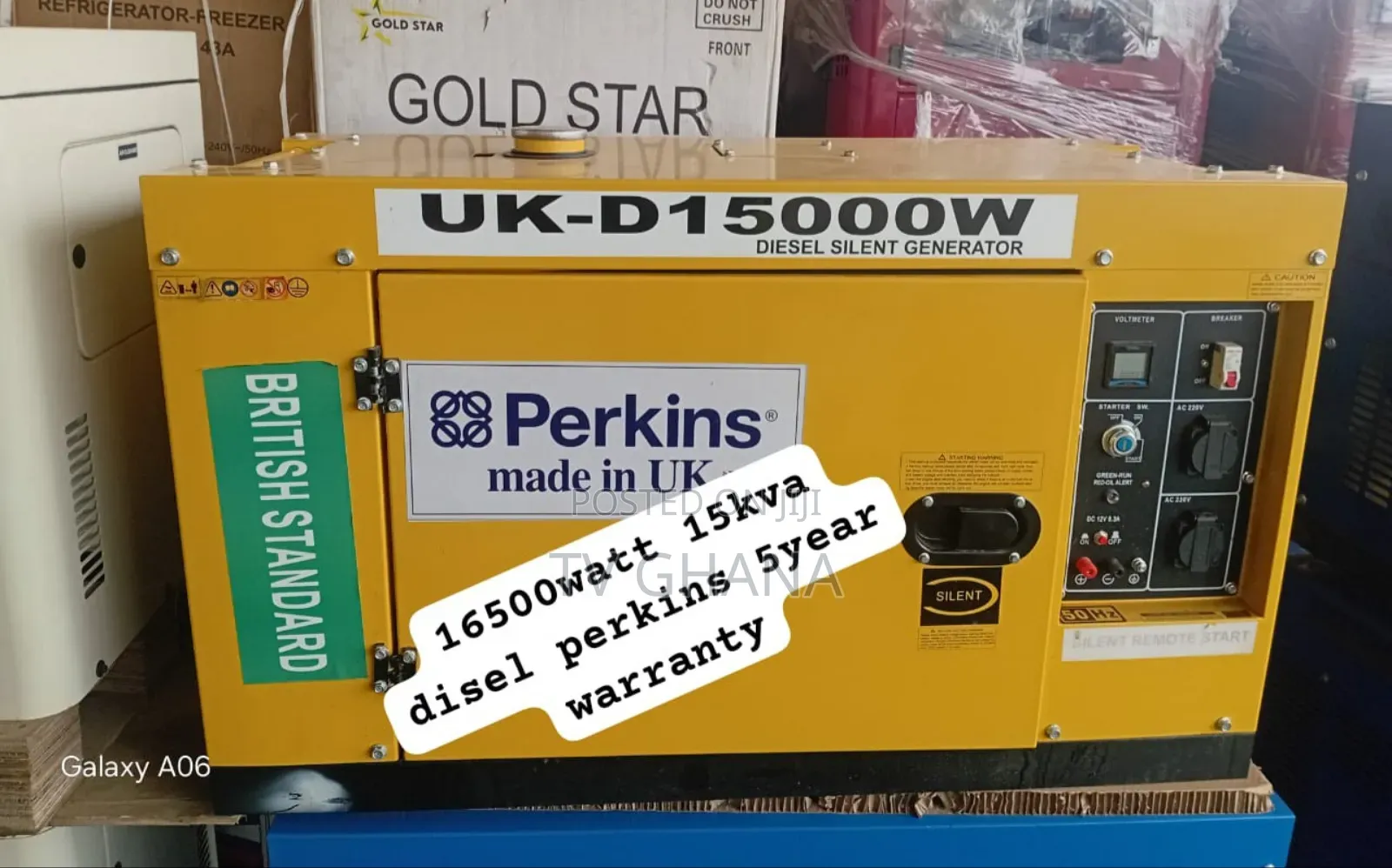 Heavy-Duty Perkins 15kva Generator – Remote Controlled Excellence15kva