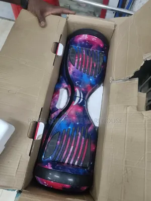 Galaxy-Patterned Self-Balancing Electric Hoverboard.