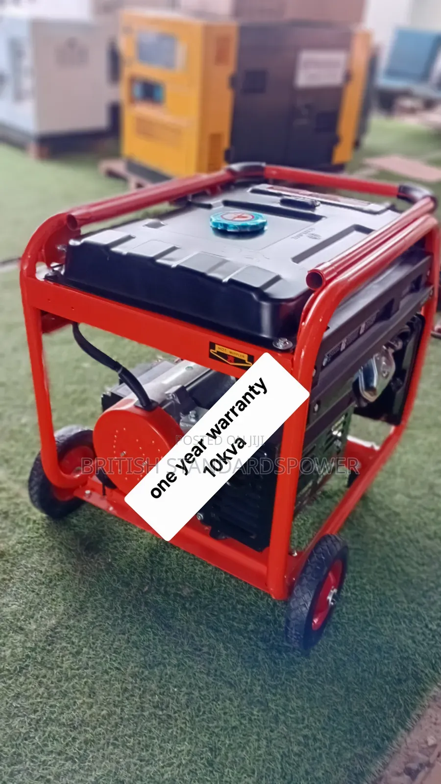 10kva Open Frame Petrol Generator With Key Start