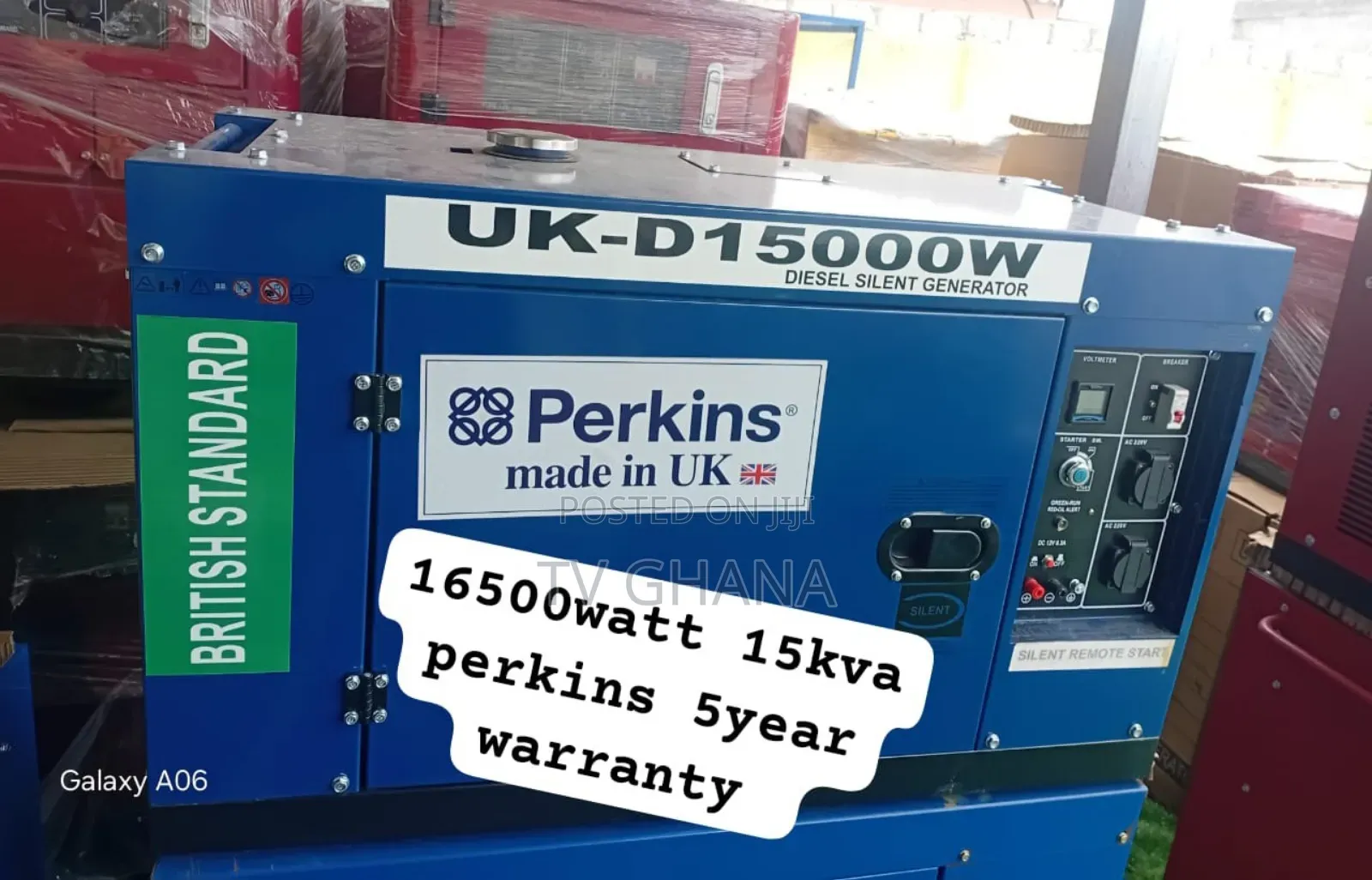 Perkins 15kva Diesel Genset – Remote Power, Unmatched Strength16500w