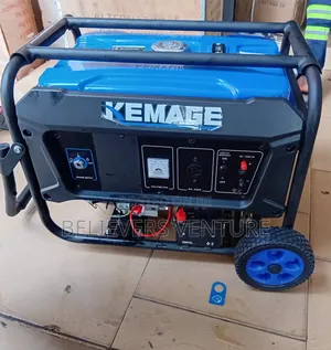 7kva Pearl Blue Kemage Petrol Generator Availlable