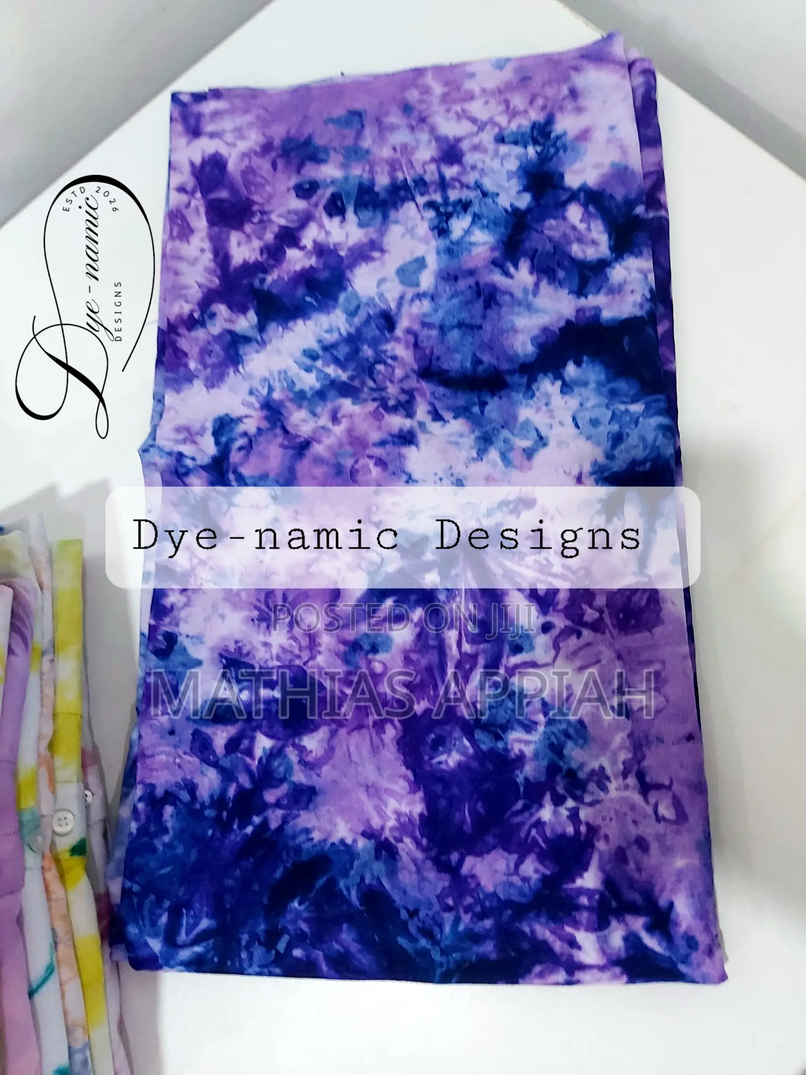 Tie-Dye Men's, Women's, and Kids' Shirts, and Tie-Dye Batik Fabrics