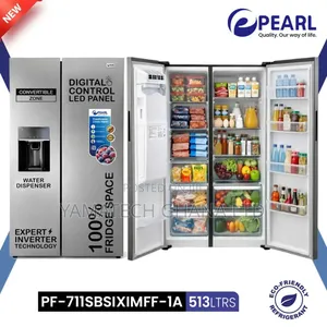 Modern Design Pearl 513 Litre Side by Side Fridge With Ice Maker