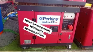 Red 18kva 3phase Perkins Diesel Generator Silent 18kva
