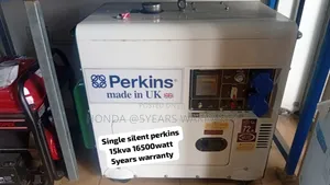 White and Green Autoswitch 15kva Perkins Generator Diesel