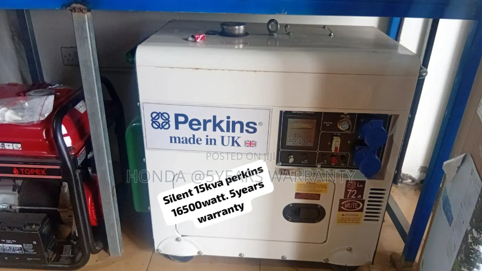 Air-Cooled Perkins 15kva 16500watt Diesel Generator 15kva