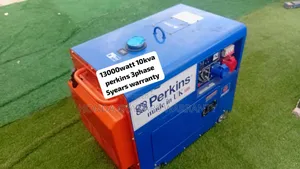 Blue and Orange 10kva 13000watt 3phase Generator Perkins