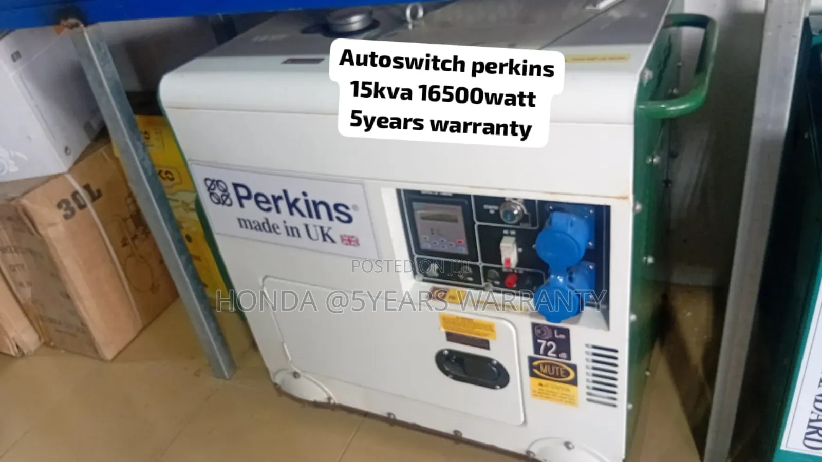 Correct Perkins Engine 15kva 16500watt Diesel Generator