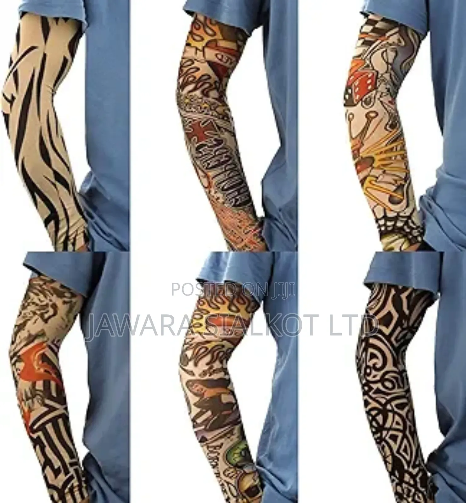 Tattoo Arm Sleeves To Cover Arms 01 Pair Sun Protection Stretchable