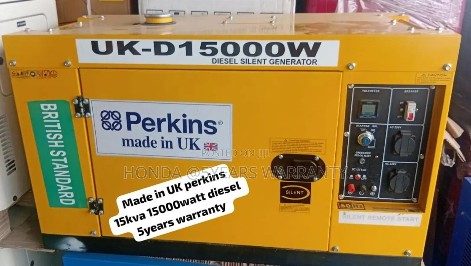 Dependable Perkins 15kva 15000watt Remote Control 15kva