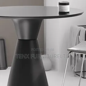 Dinning Table (Black)Metal Base