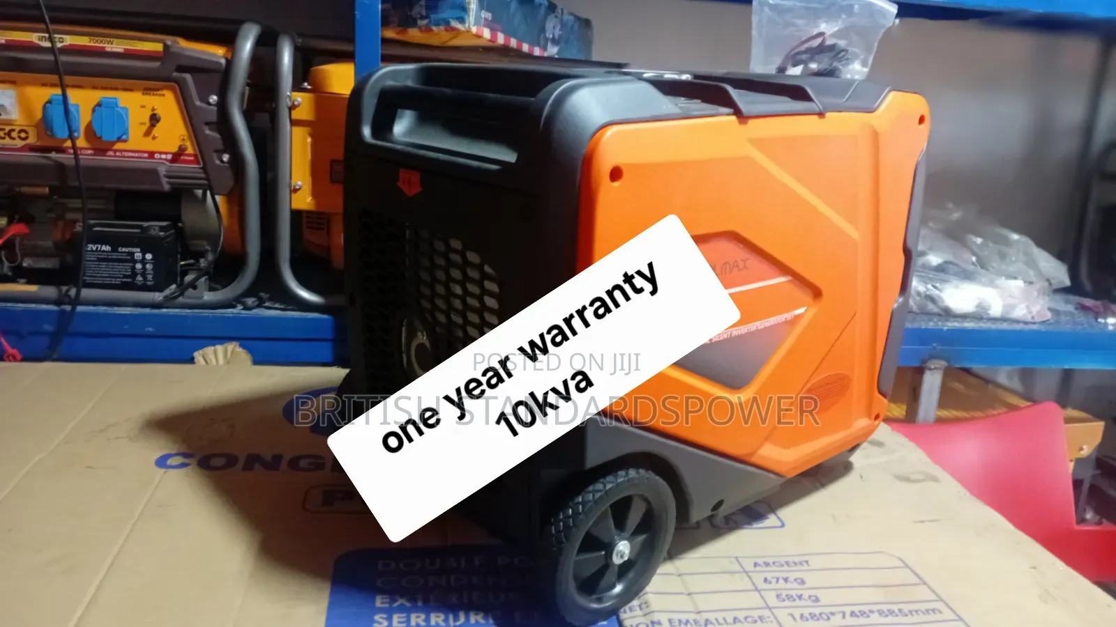 Cooper Coil Alternator 10kva Silent Petrol Generator