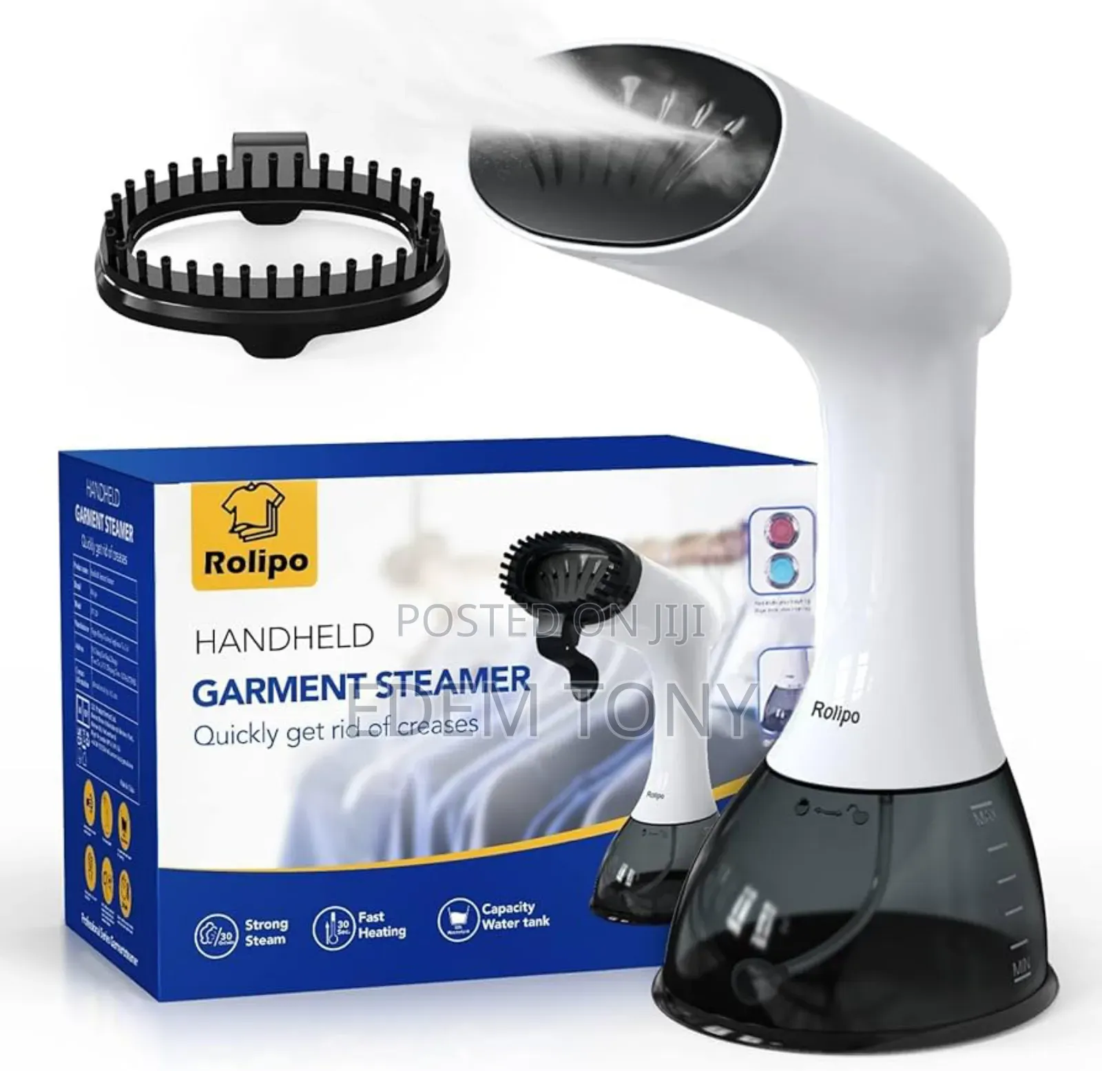 Rolipo Clothes Steamer, Garment Steamer Wrinkle Remover
