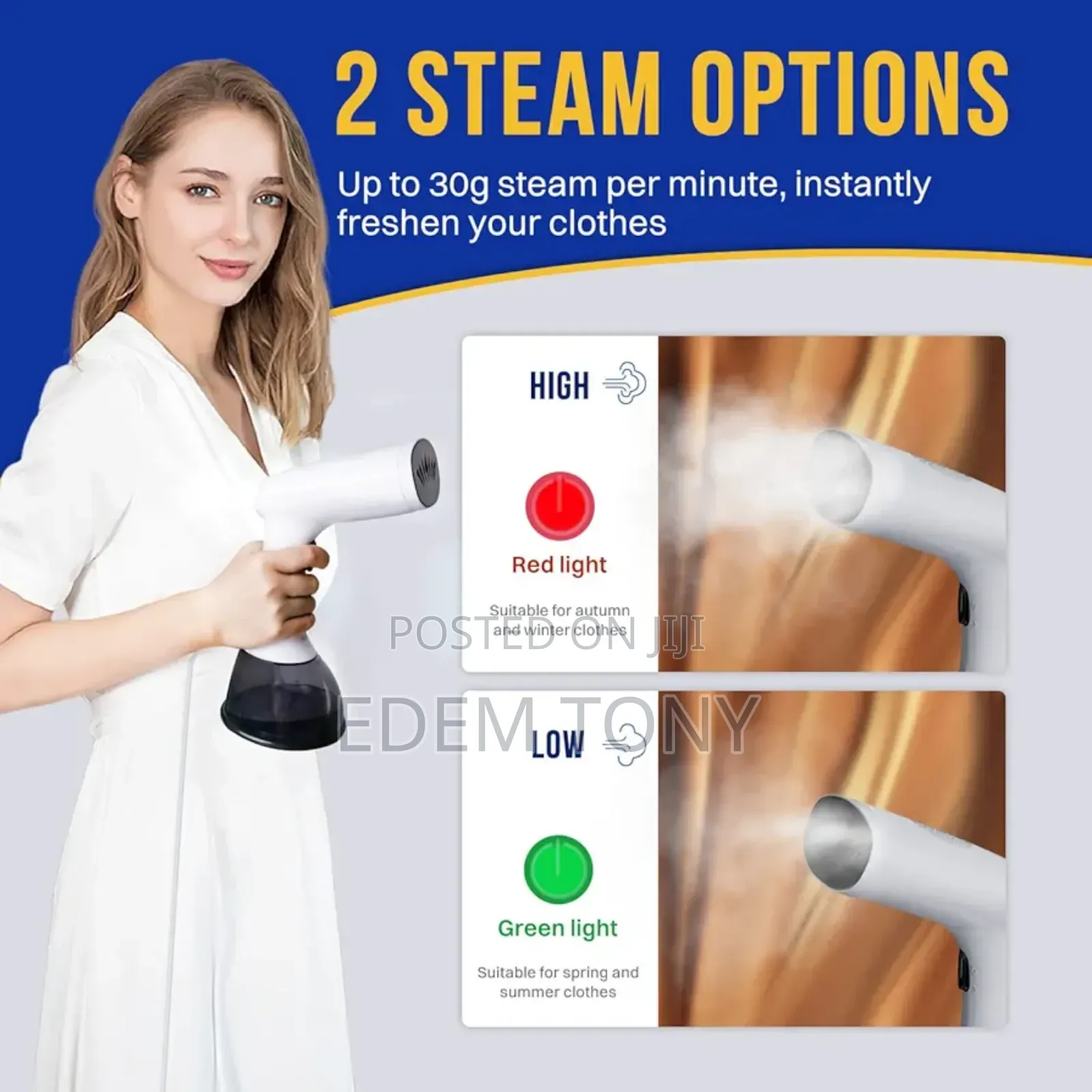Rolipo Clothes Steamer, Garment Steamer Wrinkle Remover