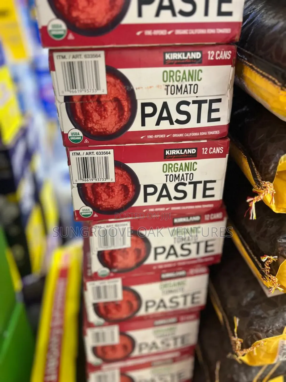 Kirkland Organic Tomato Paste 12cts