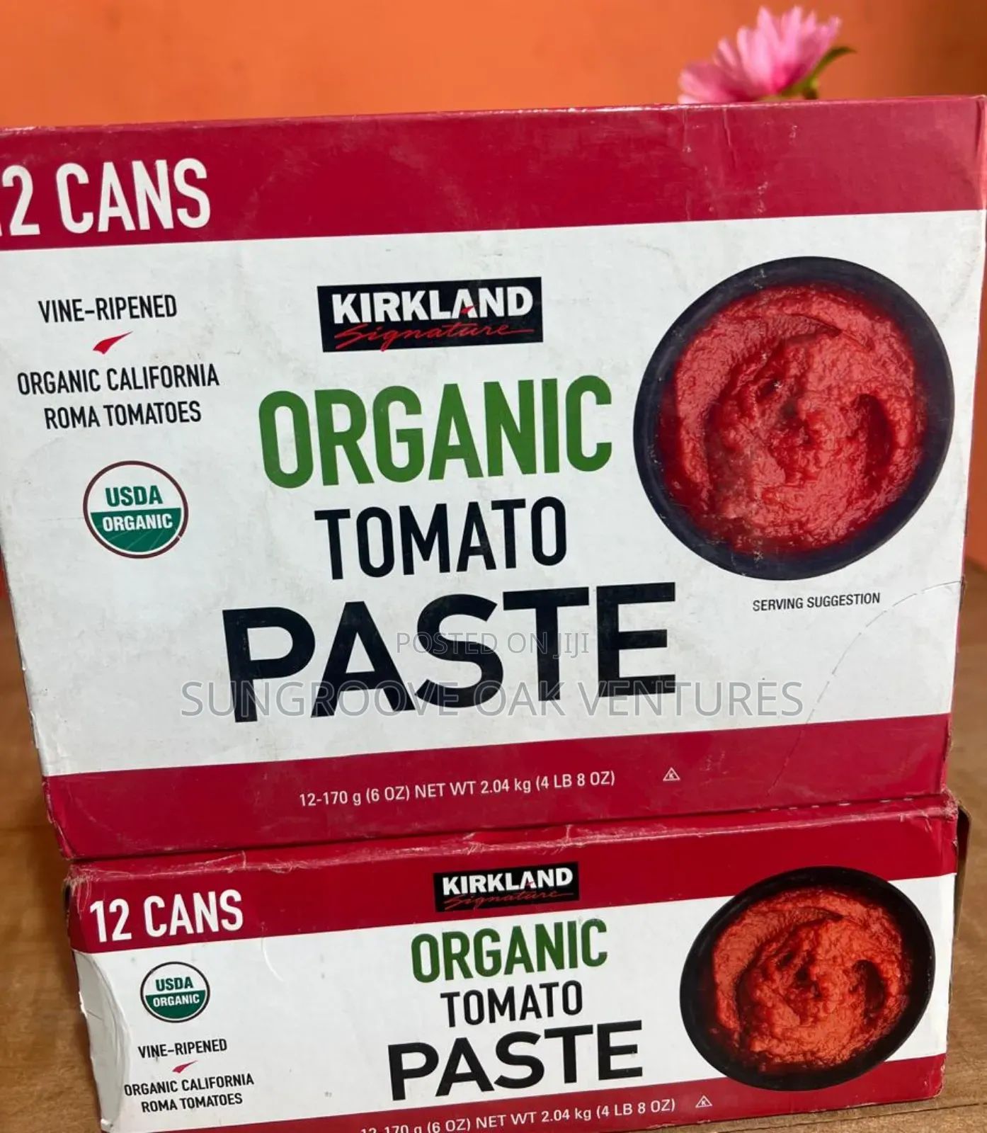 Kirkland Organic Tomato Paste 12cts