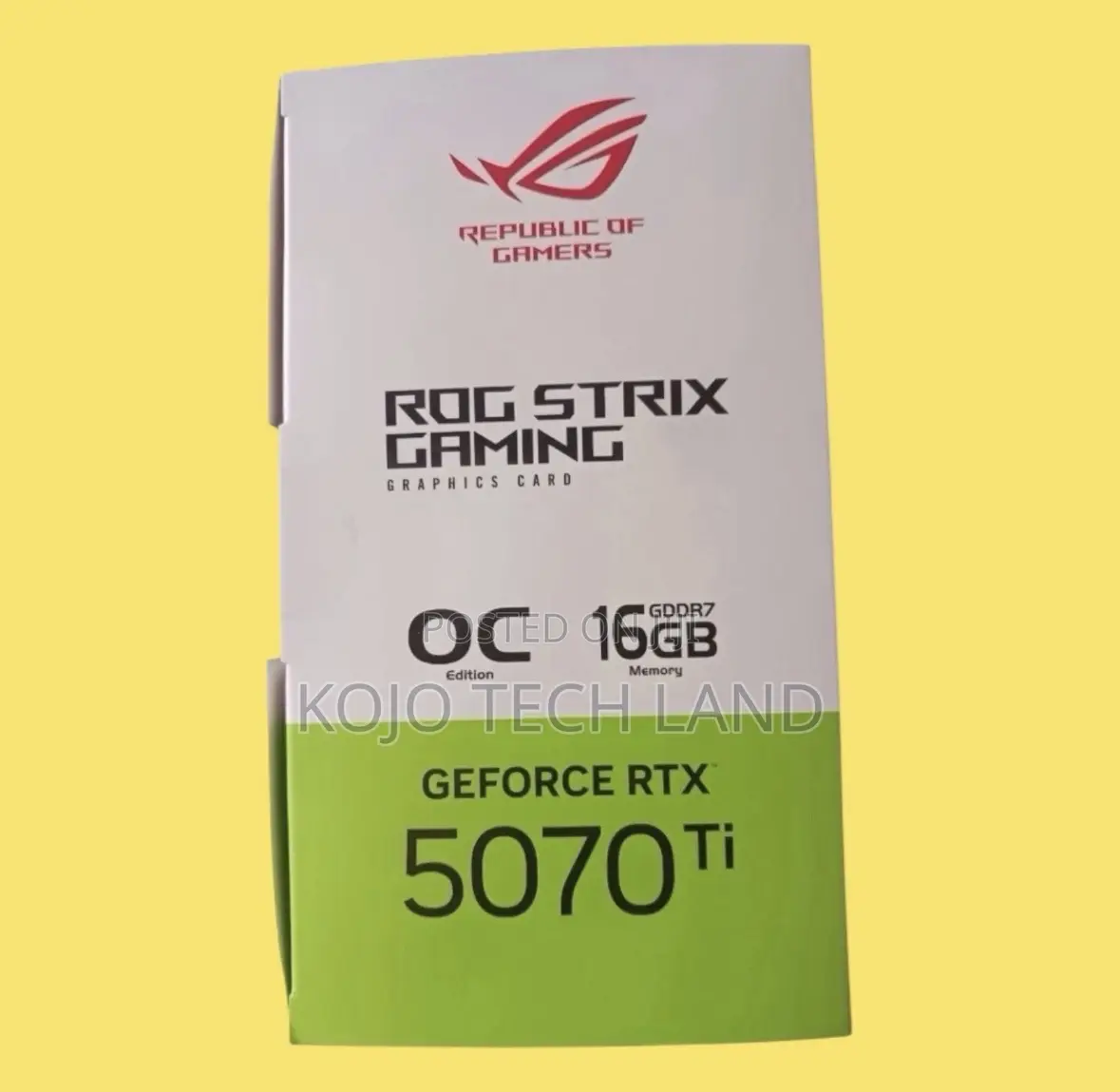 Asus Rog Strix Geforce RTX 5070 Ti 16gb Gddr7 Graphics Card