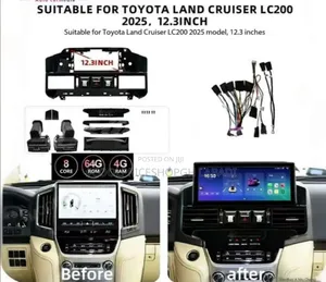 Toyota Land Cruiser Prado 12.3inche Car Radio