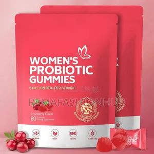 Women Cranberry Probiotic Gummies - Vaginal Ph Balance