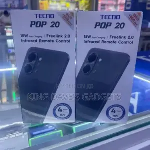 New Tecno Pop 20 64 GB Black