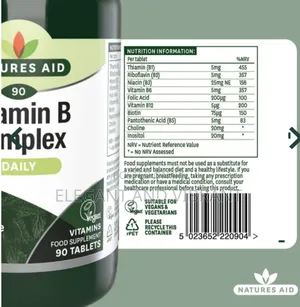 Vitamin B Complex From Natures Aid Uk