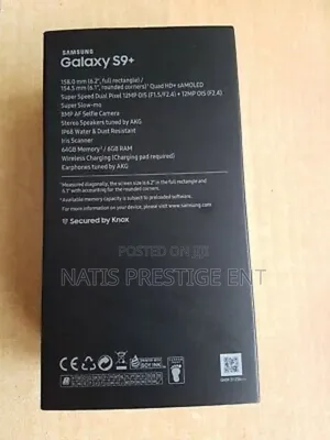 New Samsung Galaxy S9 Plus 128 GB Black