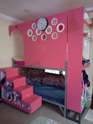 Modern Double Decker Kids Bed With Storage