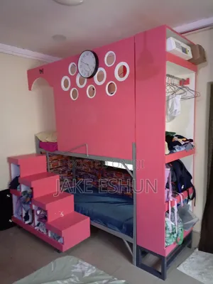 Modern Double Decker Kids Bed With Storage