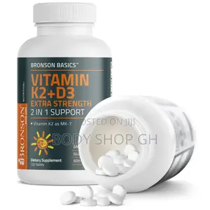 Bronson Vitamin K-2 + D3 Supplement Vitamin D3 5000 Iu (125 McG)