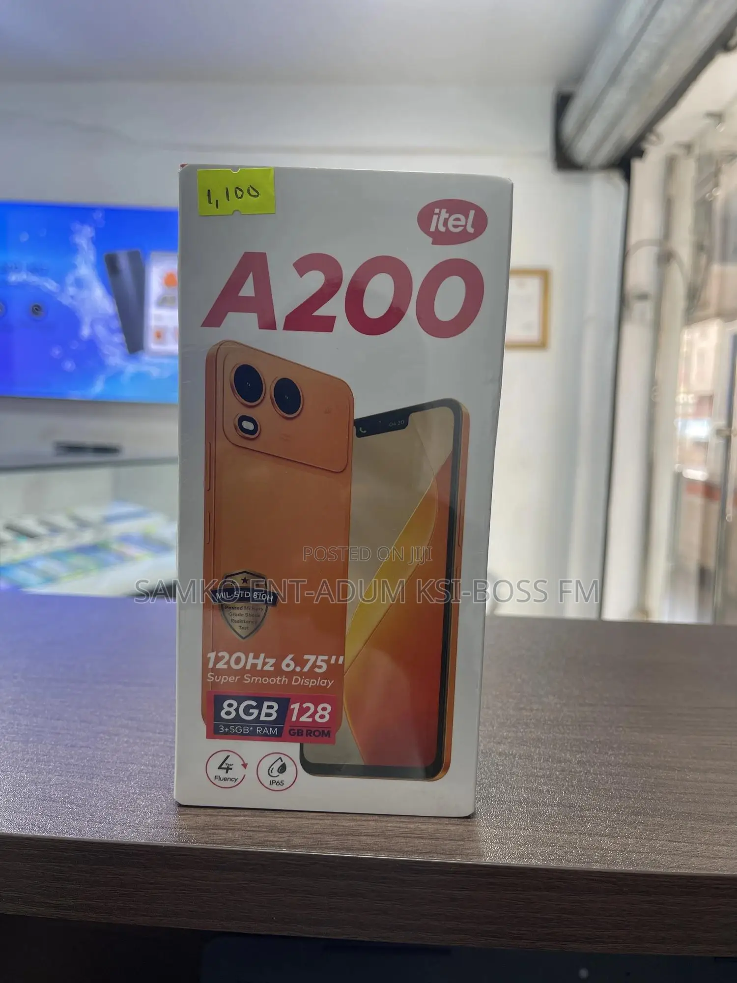 New Itel A200+ 128 GB Black