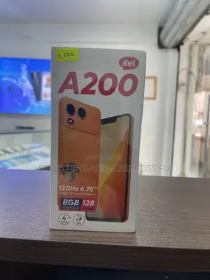 New Itel A200+ 128 GB Black