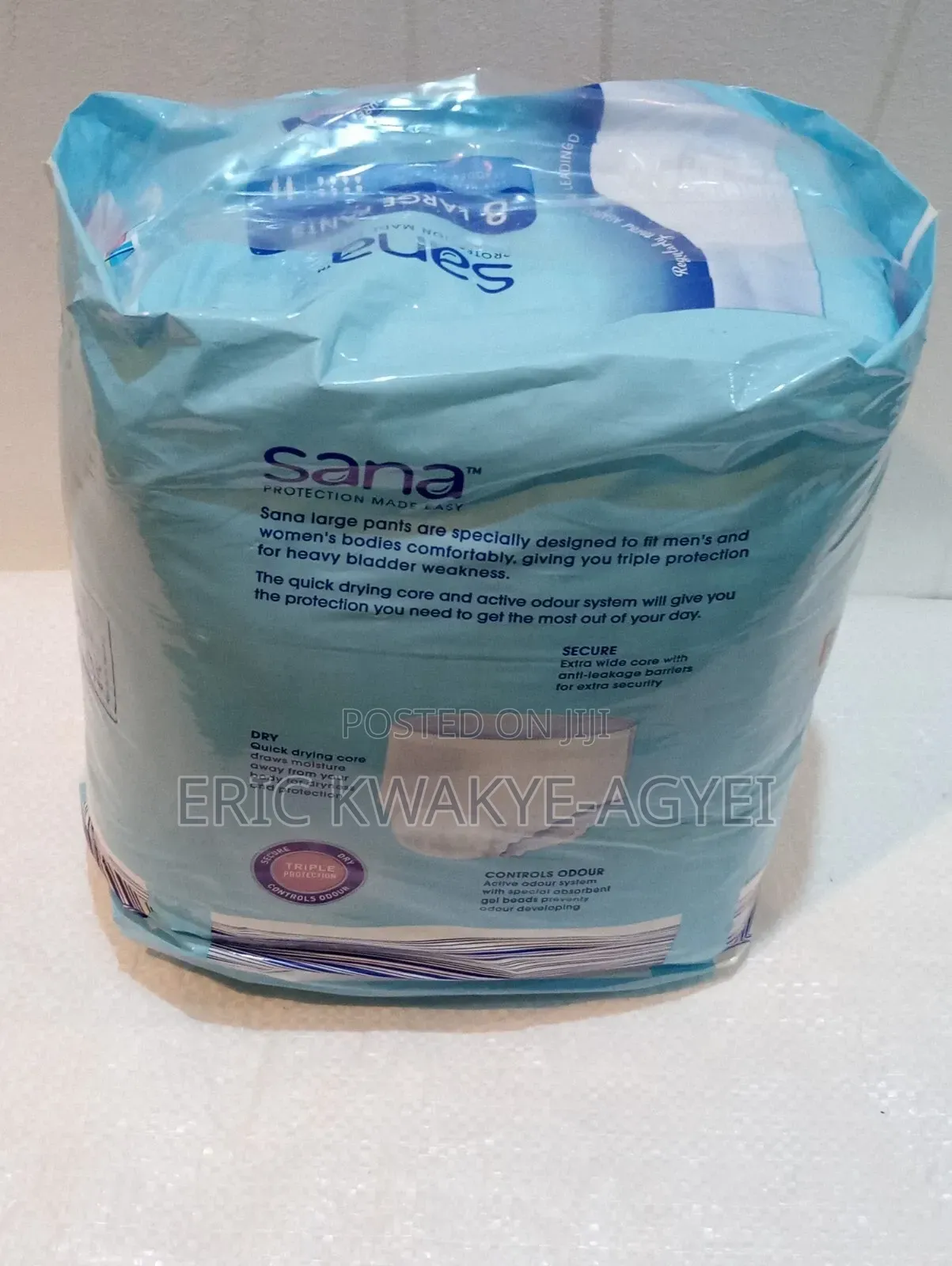 Sana Incontinence Pants for Heavy Bladder Weakness of 8 L