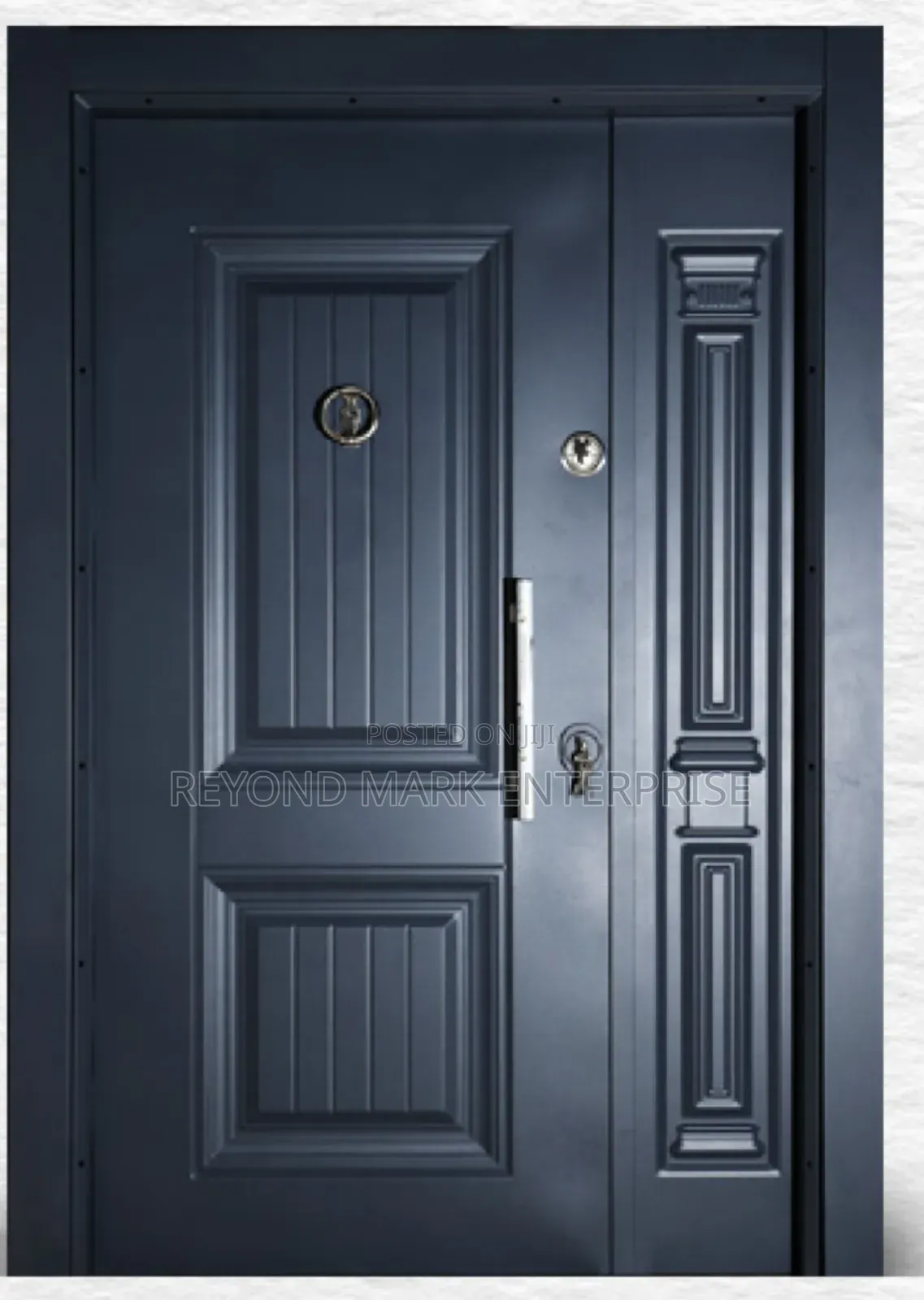 Full Metal Security Door, Turkish, Affordable, Luksury, Single, Black