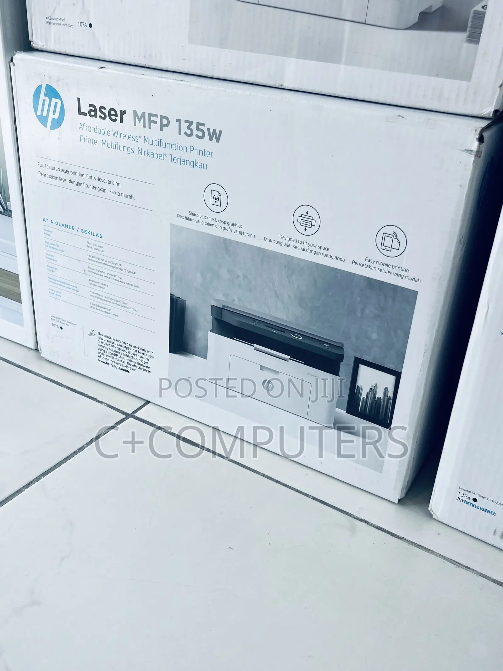 Laser Mfp 135w Printer ( Print / Copy / Scan )