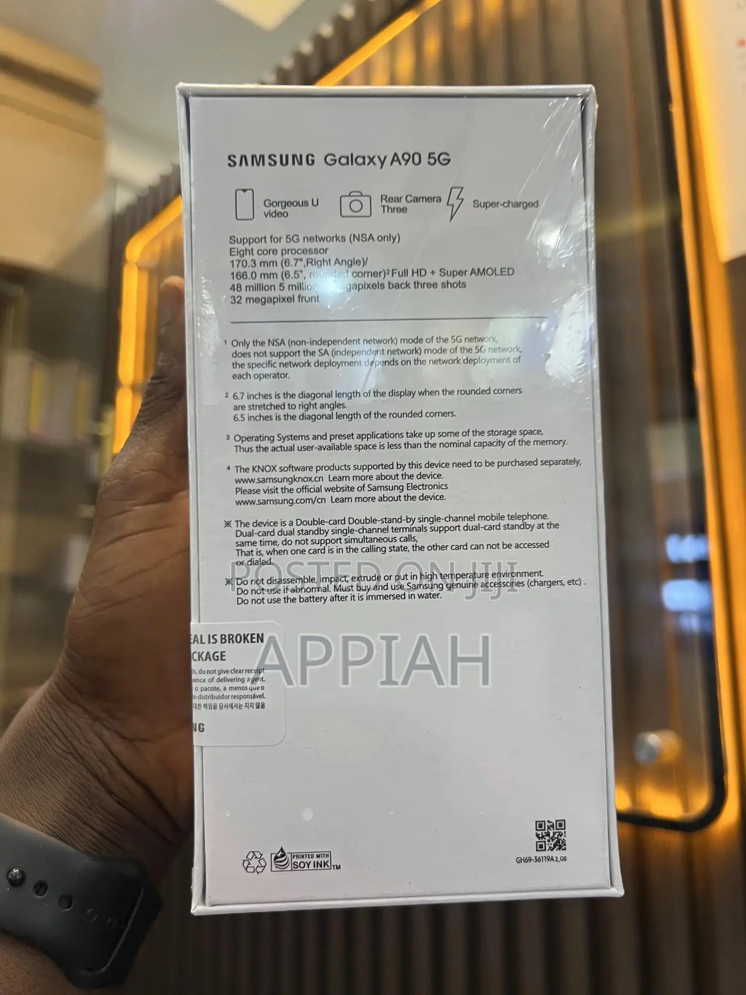 New Samsung Galaxy A90 5G 128 GB Black