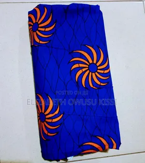 Blue African Print