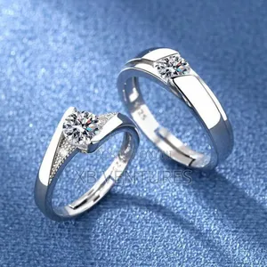 Adjustable Diamond Couple Wedding Ring