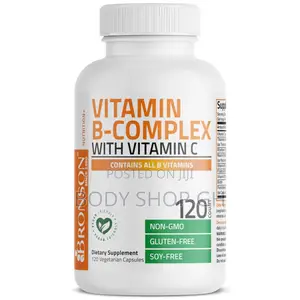 Bronson Vitamin B Complex With Vitamin C for Immune Health, Energy