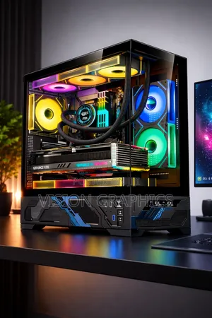 Pc Gaming Case With Digital Temperature Display Function