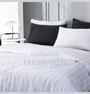 White Cotton Duvet Cover Only ;Timeless Hotel Look